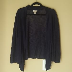 Lightweight Navy Cardigan - Loft - Large
